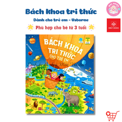 Sách Bách khoa tri thức cho trẻ em (3 tuổi trở lên) - Usborne - Đinh Tị Books