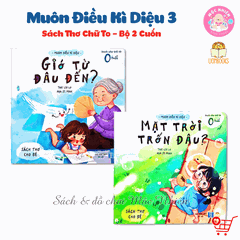 Bộ 02 cuốn sách Muôn điều kỳ diệu Phần 3 (Gió từ đâu đến và Mặt trời trốn đâu) - Lionbooks