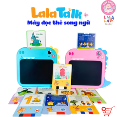 Máy Đọc Viết LalaTalk - Máy Đọc Thẻ Song Ngữ Anh Việt Có Phát Nhạc Kết Hợp Bảng Viết Tự Xóa Thông Minh Lalala Baby