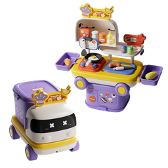 Bộ đồ chơi nhập vai Xe lưu động cho trẻ từ 3 tuổi - Chất liệu nhựa ABS cao cấp - Toys&Joys