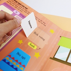 Sách Tương Tác Lật Mở Khám Phá Khổ lớn Lift-The-Flap - Lật mở khám phá - Colours and Shapes (Màu sắc và hình dạng) - Đinh Tị Books