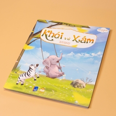 Truyện Kể Cho Bé Trước Giờ Đi Ngủ - Khói Và Xám (Cuốn sách hóm hỉnh về tình bạn, tặng 1 sticker nhân vật) - LionBooks