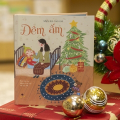 Sách Thơ Ru Cho Em - Đêm Ấm (kèm nhạc) - Bìa cứng - Cho bé trước giờ đi ngủ - Lionbooks