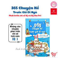 Sách - 365 chuyện kể trước giờ đi ngủ - Những câu chuyện phát triển chỉ số IQ và EQ cho trẻ từ 2-12 tuổi - Đinh Tị Books