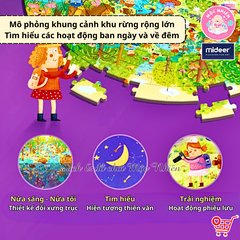 Đồ Chơi Xếp Hình Puzzle MIDEER Dạng Hộp Tròn - 04 Chủ Đề Khu Rừng, Vũ Trụ, Động vật và Đại dương (150 Mảnh Ghép)