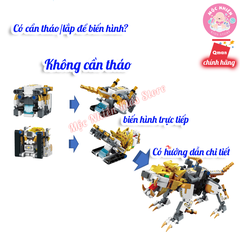 Đồ chơi lắp ráp Qman 41224 - Sư tử dũng mãnh (273 chi tiết)