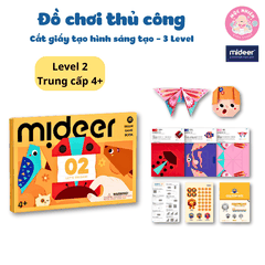 Đồ Chơi Gấp Giấy Thủ Công Origami Mideer - Cho Bé Từ 3 Tuổi Luyện Tay Khéo Léo