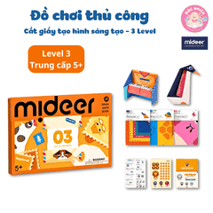 Đồ Chơi Gấp Giấy Thủ Công Origami Mideer - Cho Bé Từ 3 Tuổi Luyện Tay Khéo Léo