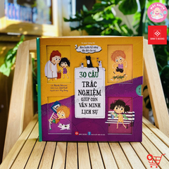 Combo 02 cuốn Sách tương tác - Rèn luyện kỹ năng đầu đời cho trẻ - 30 câu trắc nghiệm - Đinh Tị Books