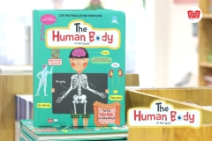 Sách Tương Tác Lật Mở Khám Phá Khổ lớn Lift-The-Flap - Lật mở khám phá - The Human Body - Cơ thể người (Dành cho bé từ 5-12 tuổi) - Đinh Tị Books