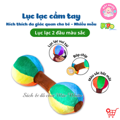 Lục Lạc Vải Cầm Tay Có Bóp Chút Chít - Đồ Chơi Cho Trẻ Sơ Sinh - Pipovietnam