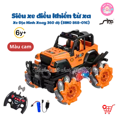 Đồ Chơi Xe Điều Khiển Tỷ Lệ 1:36 SINO 868-01C - Xe Địa Hình Xoay 360 độ
