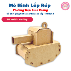 Đồ chơi giấy từ bìa carton cao cấp - Mô hình lắp ráp phương tiện giao thông (Nhiều mẫu) - MAGIX
