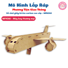 Đồ chơi giấy từ bìa carton cao cấp - Mô hình lắp ráp phương tiện giao thông (Nhiều mẫu) - MAGIX