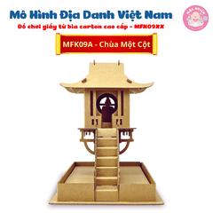Đồ chơi giấy từ bìa carton cao cấp - Mô hình lắp ráp địa danh Việt Nam (Nhiều mẫu) - Magix