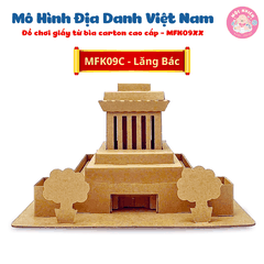 Đồ chơi giấy từ bìa carton cao cấp - Mô hình lắp ráp địa danh Việt Nam (Nhiều mẫu) - Magix