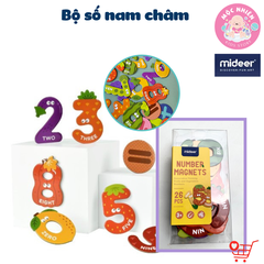 Bộ chữ cái và số đếm nam châm - Mideer Letter/Number Magnets - MD2064/2102