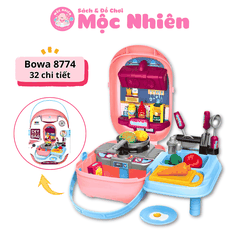Đồ chơi nhập vai BOWA 8774 - Bộ nhà bếp 32 chi tiết