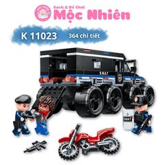 Đồ chơi lắp ráp xếp hình Keepplay 11023 - Đội đặc nhiệm chống khủng bố (364 chi tiết)