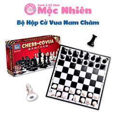 Bộ Hộp Cờ Vua Nam Châm Chess Bàn 31cm, 28cm - Hiệu Foxi - Cờ vua quốc tế kèm hộp đựng