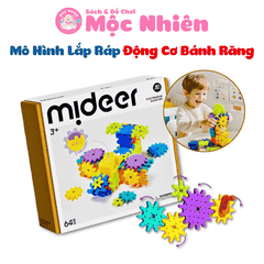 Mô hình lắp ráp Mideer lắp ghép động cơ bánh răng Electrogear Block Set
