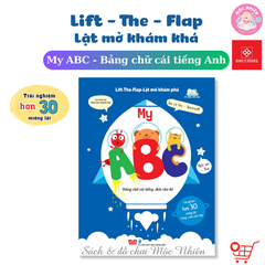 Sách Tương Tác Lật Mở Khám Phá Khổ lớn Lift-The-Flap - Lật mở khám phá - My ABC chữ cái - Đinh Tị Books