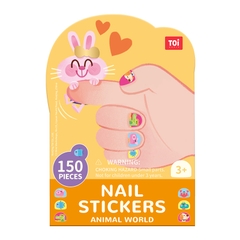 Đồ Chơi Dán Móng Tay 150 chi tiết - Nail Stickers - Thương hiệu TOI
