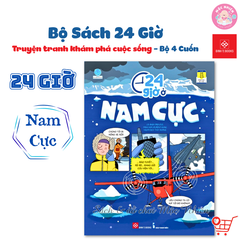 Sách Bách khoa tri thức - 24 giờ - Truyện tranh khám phá cuộc sống cho trẻ từ 6 - 15 tuổi - Đinh Tị Books