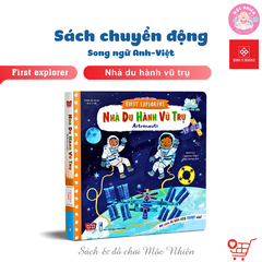 Sách chuyển động First Explorers - Nhà du hành vũ trụ - Đinh Tị Books