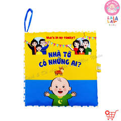 Sách vải lật úp đa tương tác - Lalala baby