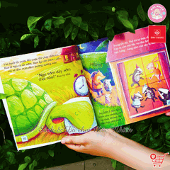 Combo 02 cuốn Sách - Truyện kể mỗi ngày cho trẻ 3 - 9 tuổi (Sự tích các loài vật và Ngụ ngôn Aesop) - Đinh Tị Books