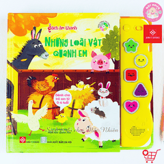 Sách âm thanh - Những loài vật quanh em - Đinh Tị Books