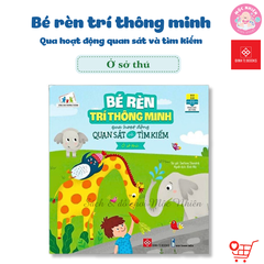 Sách - Bé rèn trí thông minh qua hoạt động quan sát và tìm kiếm - 05 chủ đề dành cho bé 0 - 6 tuổi - Đinh Tị Books