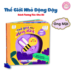 Sách tương tác cho bé - Thế giới nhỏ động đậy - Đinh Tị Books