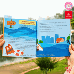 Combo 02 cuốn Sách - 30 ngày cùng em học hiểu về an toàn phòng cháy chữa cháy và đuối nước - Đinh Tị Books