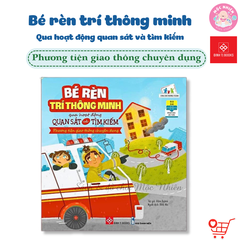 Sách - Bé rèn trí thông minh qua hoạt động quan sát và tìm kiếm - 05 chủ đề dành cho bé 0 - 6 tuổi - Đinh Tị Books