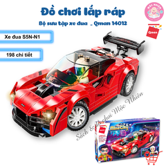 Đồ chơi lắp ráp Qman 14012 - Xe đua S5N-N1 - Dành cho bé trai từ 6 tuổi