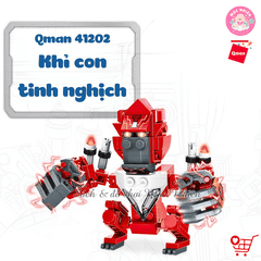 Đồ chơi lắp ráp Qman 41202 - Khỉ con tinh nghịch (121 chi tiết)