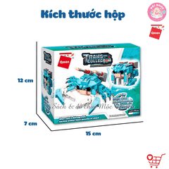 Đồ chơi lắp ráp Qman 41208 - Chú cua vui vẻ (140 chi tiết)