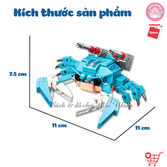 Đồ chơi lắp ráp Qman 41208 - Chú cua vui vẻ (140 chi tiết)