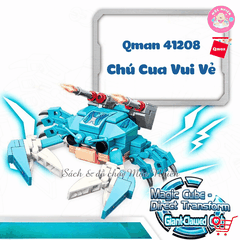 Đồ chơi lắp ráp Qman 41208 - Chú cua vui vẻ (140 chi tiết)