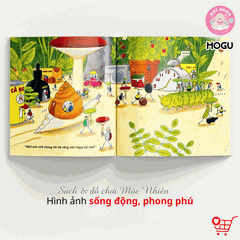 Combo 04 cuốn Sách Truyện Ehon bé 1-2-3 tuổi - Thế giới các loại xe - MOGU