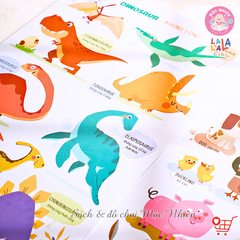 Combo 03 Bảng gấp thông thái My First Learning chart (3 chủ đề) - Lalala Baby