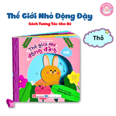 Sách tương tác cho bé - Thế giới nhỏ động đậy - Đinh Tị Books