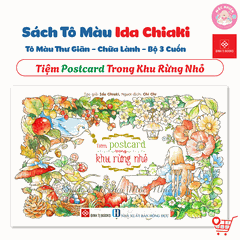 Bộ Sách tô màu Ida Chiaki - Nơi trú ẩn bình yên - Đinh Tị Books