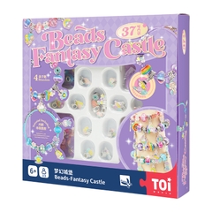 Đồ chơi vòng tay charm chính hãng TOI - Vòng tay thủ công cho bé gái DIY 3 chủ đề bé tự xỏ dây luồn hạt