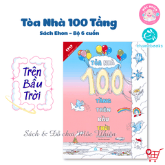 Sách ehon - Tòa nhà 100 tầng (Dành cho bé từ 3-8 tuổi) - Ehomebooks