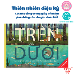 Sách tranh song ngữ Trên và dưới - Ehomebooks - Dành cho bé từ 3-8 tuổi