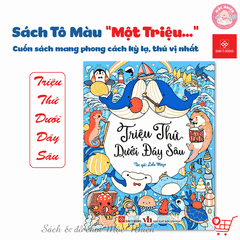 Sách tô màu Một triệu của Lulu Mayo (cuốn sách mang phong cách kỳ lạ, thú vị nhất) - Đinh Tị Books