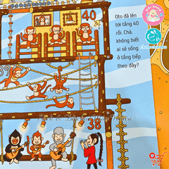 Sách ehon - Tòa nhà 100 tầng (Dành cho bé từ 3-8 tuổi) - Ehomebooks